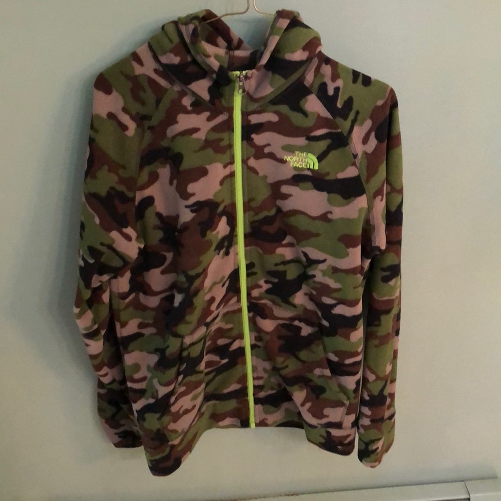 Boys X/L 18/20 North Face zip up fleece.